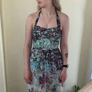 Beautiful Guess Floral Maxi Dress Size 6 High /Low